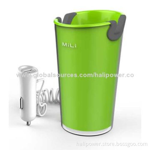 Holder Car Charger with 4 Output, 5V DC/2.4A Output
